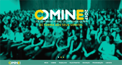 Desktop Screenshot of comine.unipam.edu.br