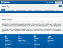 Tablet Screenshot of jurisvox.unipam.edu.br